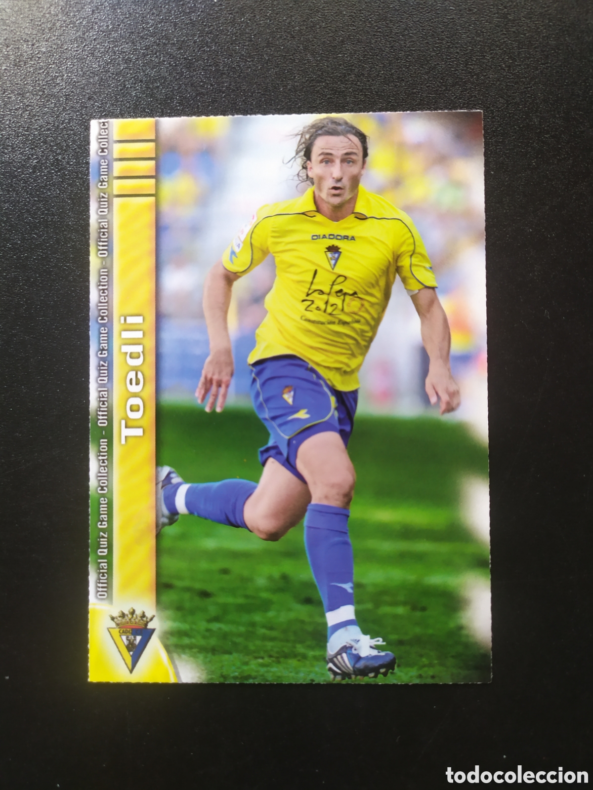 Cromos de F&uacute;tbol: Mundicromo fichas Liga 2009 2010 09 10 Toedli n&deg; 1108 C&aacute;diz