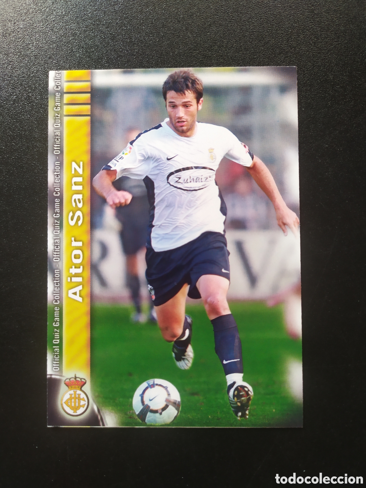 Cromos de F&uacute;tbol: Mundicromo fichas Liga 2009 2010 09 10 Aitor Sanz n&deg; 1122 Real Uni&oacute;n de Ir&uacute;n
