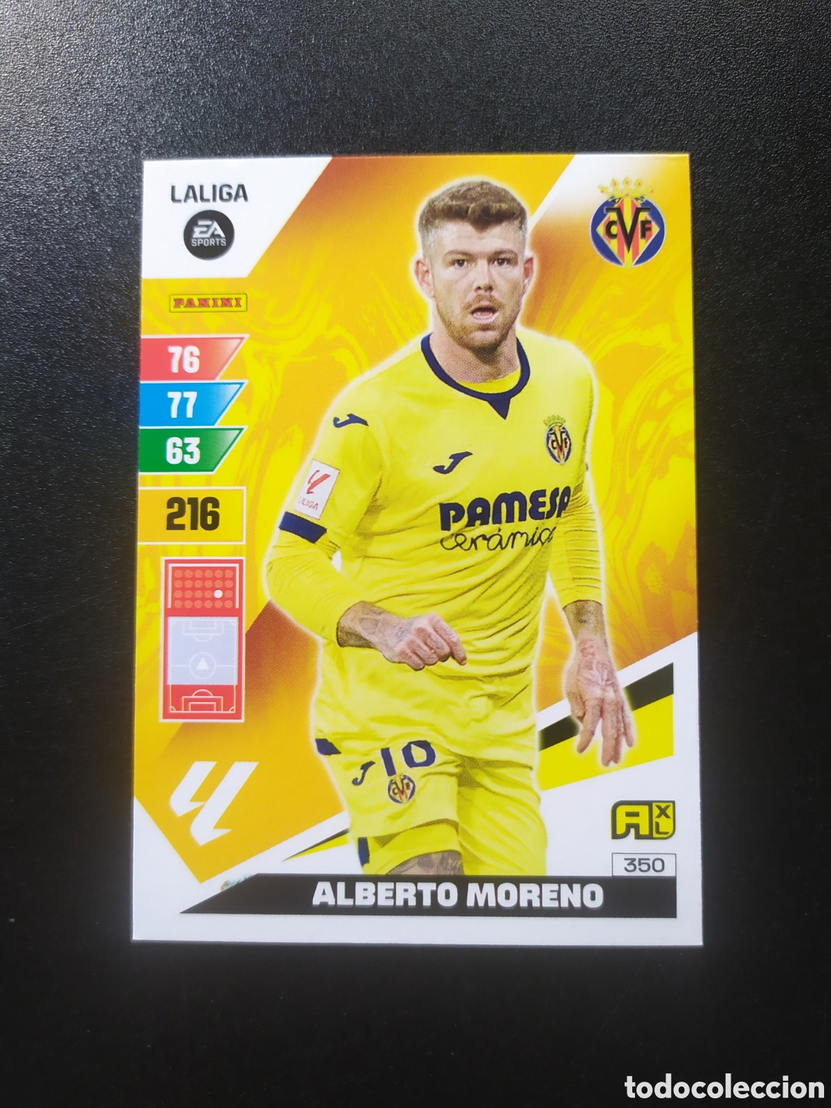 Cromos de F&uacute;tbol: Adrenalyn 2023 2024 23 24 panini Alberto Moreno n&deg; 350 Villarreal