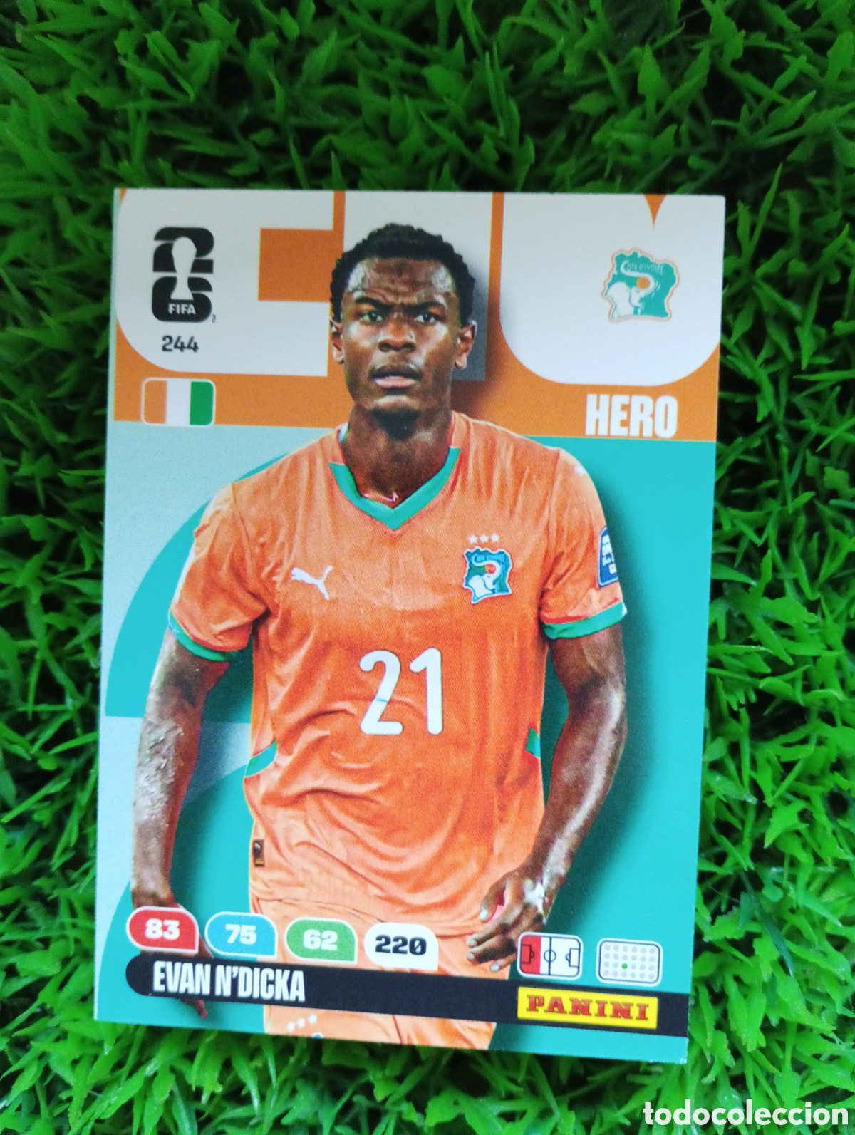 Cromos de F&uacute;tbol: N,dicka Costa De Marfil Adrenalin XL Mundial 2026 # 244