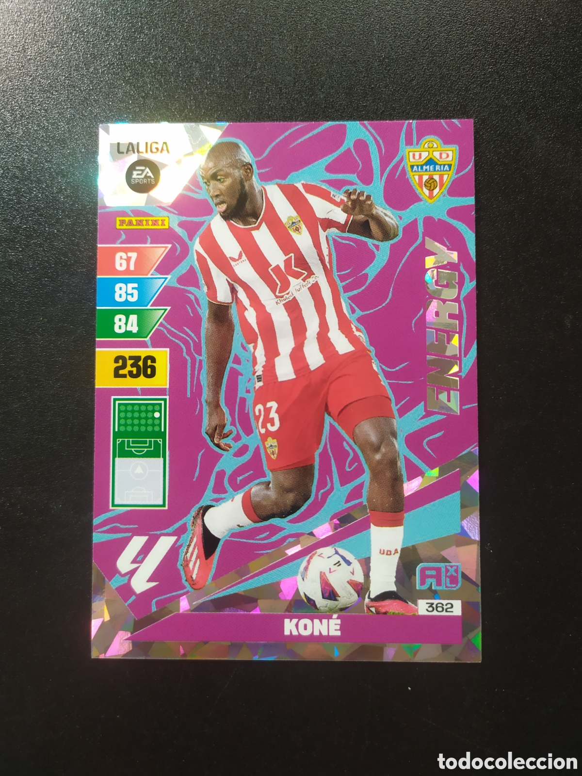 Cromos de F&uacute;tbol: Adrenalyn 2023 2024 23 24 panini Kon&eacute; energy n&deg; 362 Almer&iacute;a