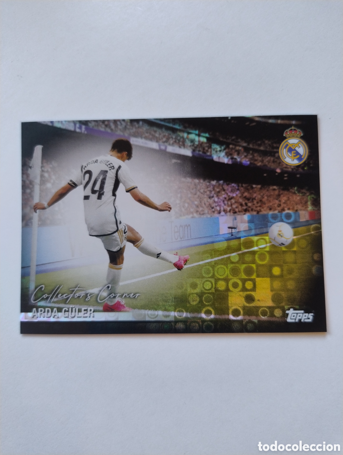 Cromos de F&uacute;tbol: 38 - Arda Guler - Real Madrid - Topps Team Set 2025 - 2026 Collector Corner Paralela