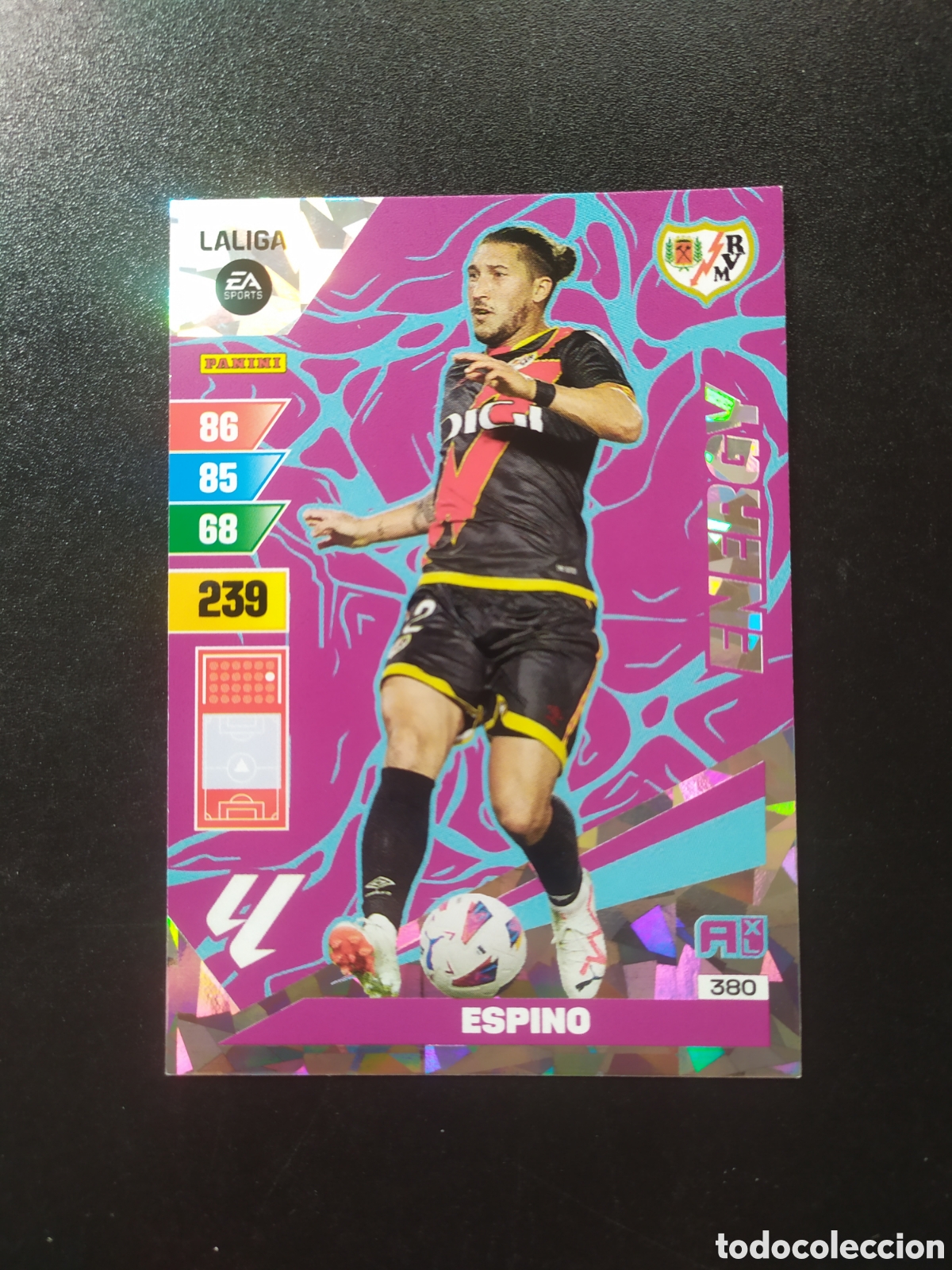 Cromos de F&uacute;tbol: Adrenalyn 2023 2024 23 24 panini Espino energy n&deg; 380 Rayo Vallecano