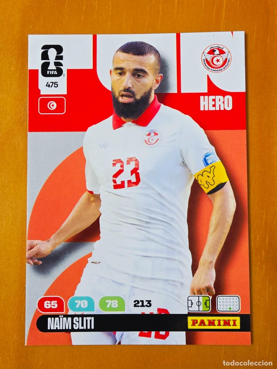 Cromos de F&uacute;tbol: 475 Na&iuml;m Sliti, Hero, T&uacute;nez, Panini Adrenalyn XL Fifa World Cup 2026 Mundial 26