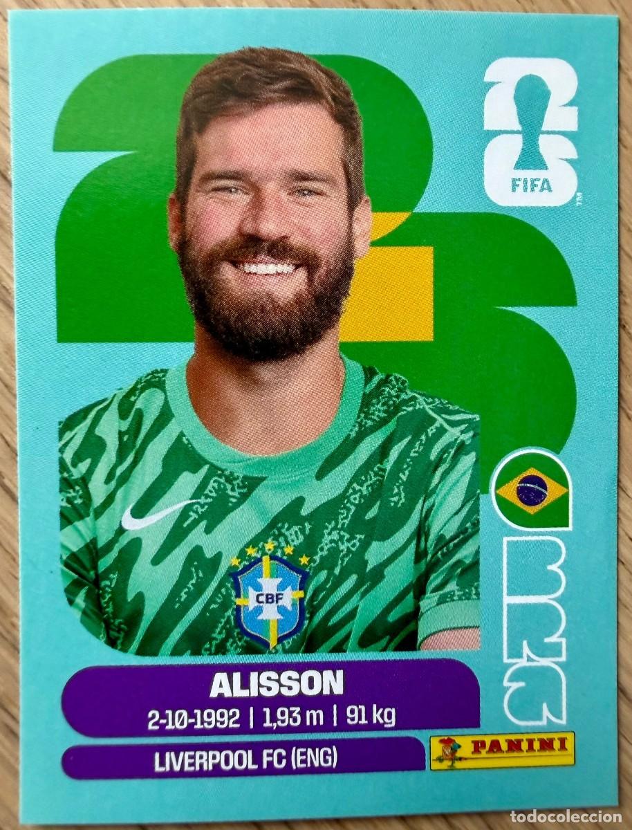 Cromos de F&uacute;tbol: BRA2 BRA 2 ALISSON BRASIL MUNDIAL FIFA WORLD CUP 2026 26 STICKER CROMO PANINI SIN PEGAR
