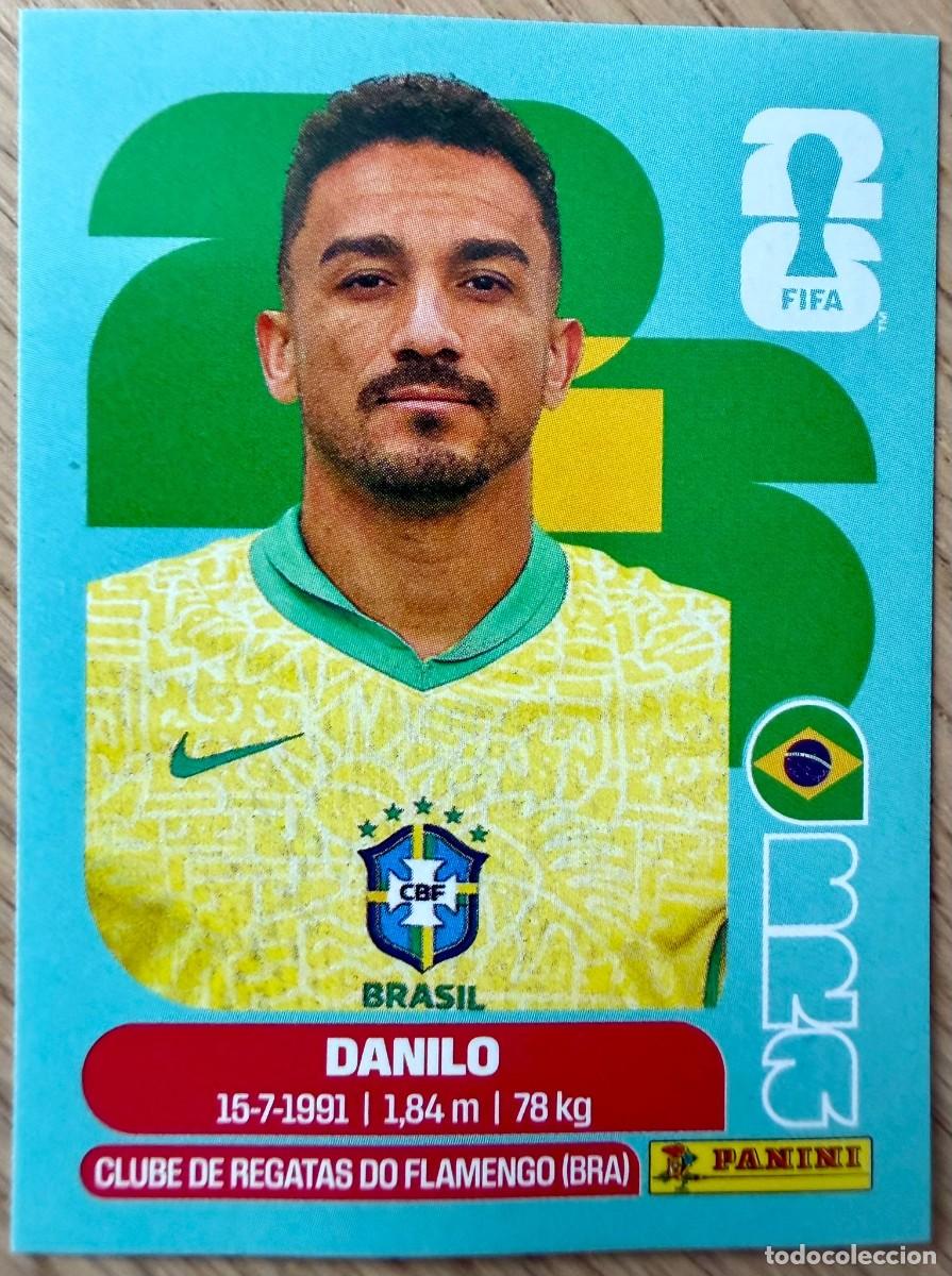Cromos de F&uacute;tbol: BRA7 BRA 7 DANILO BRASIL MUNDIAL FIFA WORLD CUP 2026 26 STICKER CROMO PANINI SIN PEGAR