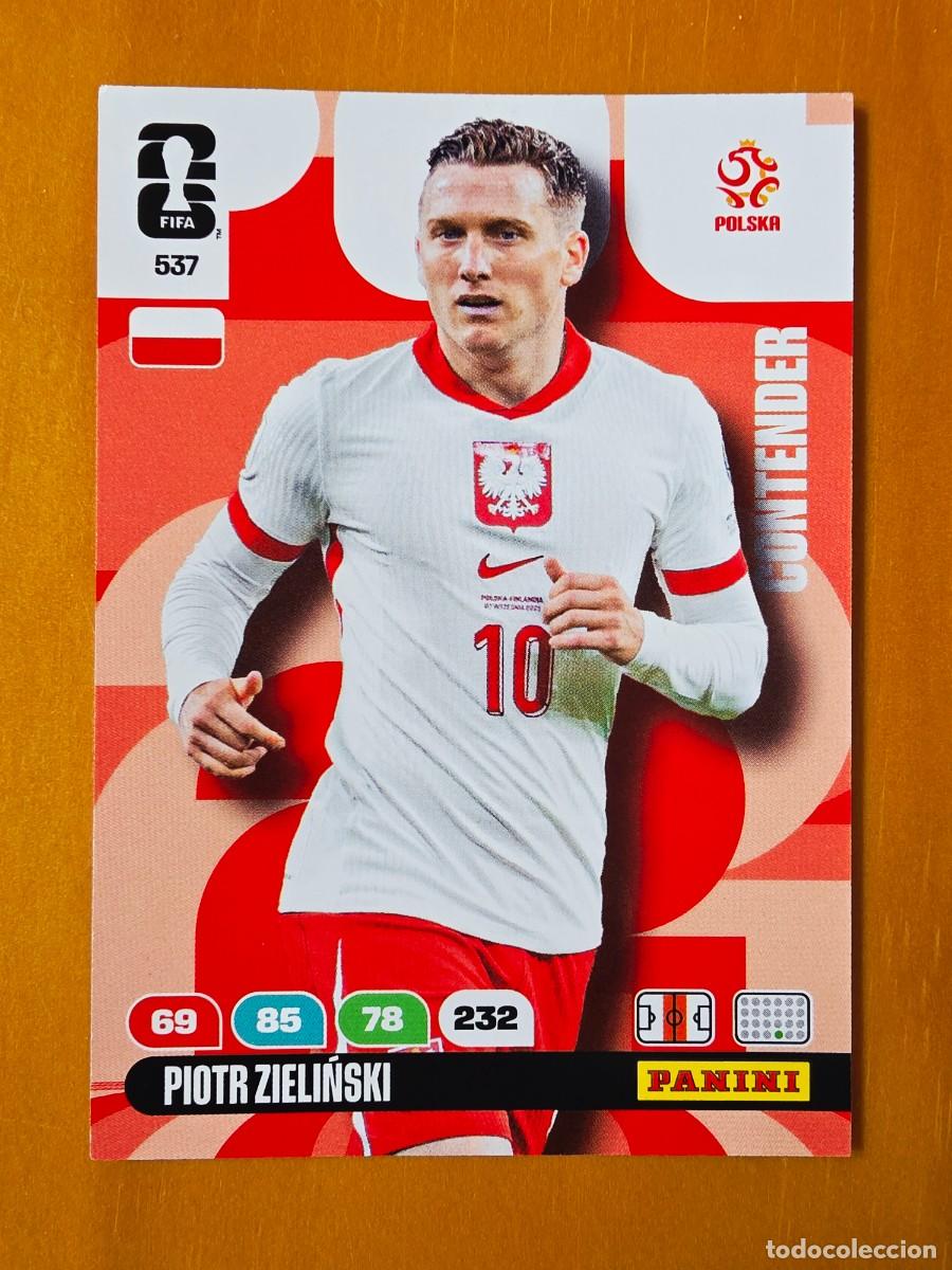 Cromos de F&uacute;tbol: 537 Piotr Zieliński, Contender, Polonia, Panini Adrenalyn XL Fifa World Cup 2026 Mundial 26