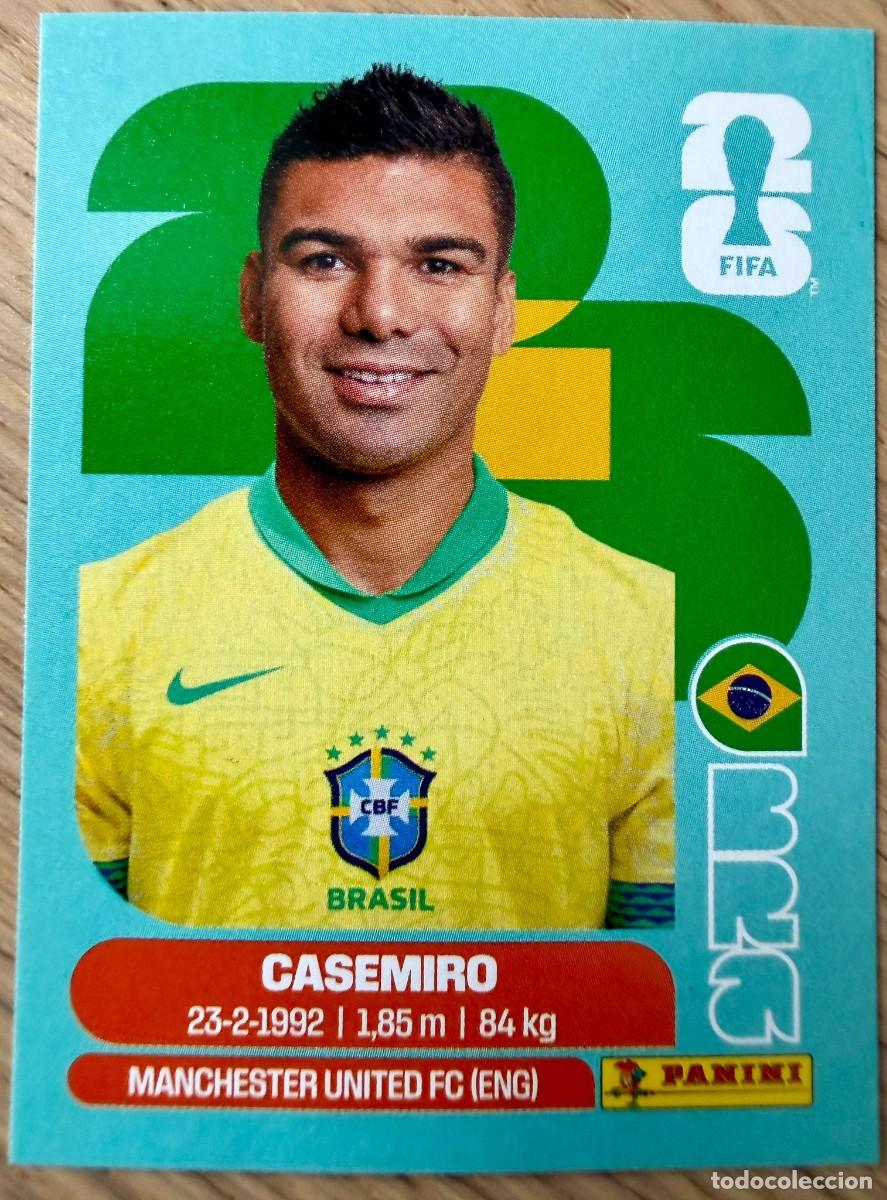 Cromos de F&uacute;tbol: BRA10 BRA 10 CASEMIRO BRASIL MUNDIAL FIFA WORLD CUP 2026 26 STICKER CROMO PANINI SIN PEGAR