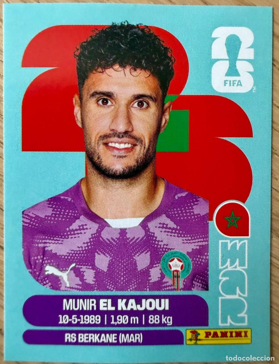 Cromos de F&uacute;tbol: MAR3 MAR 3 EL KAJOUI MARRUECOS MUNDIAL FIFA WORLD CUP 2026 26 STICKER CROMO PANINI SIN PEGAR