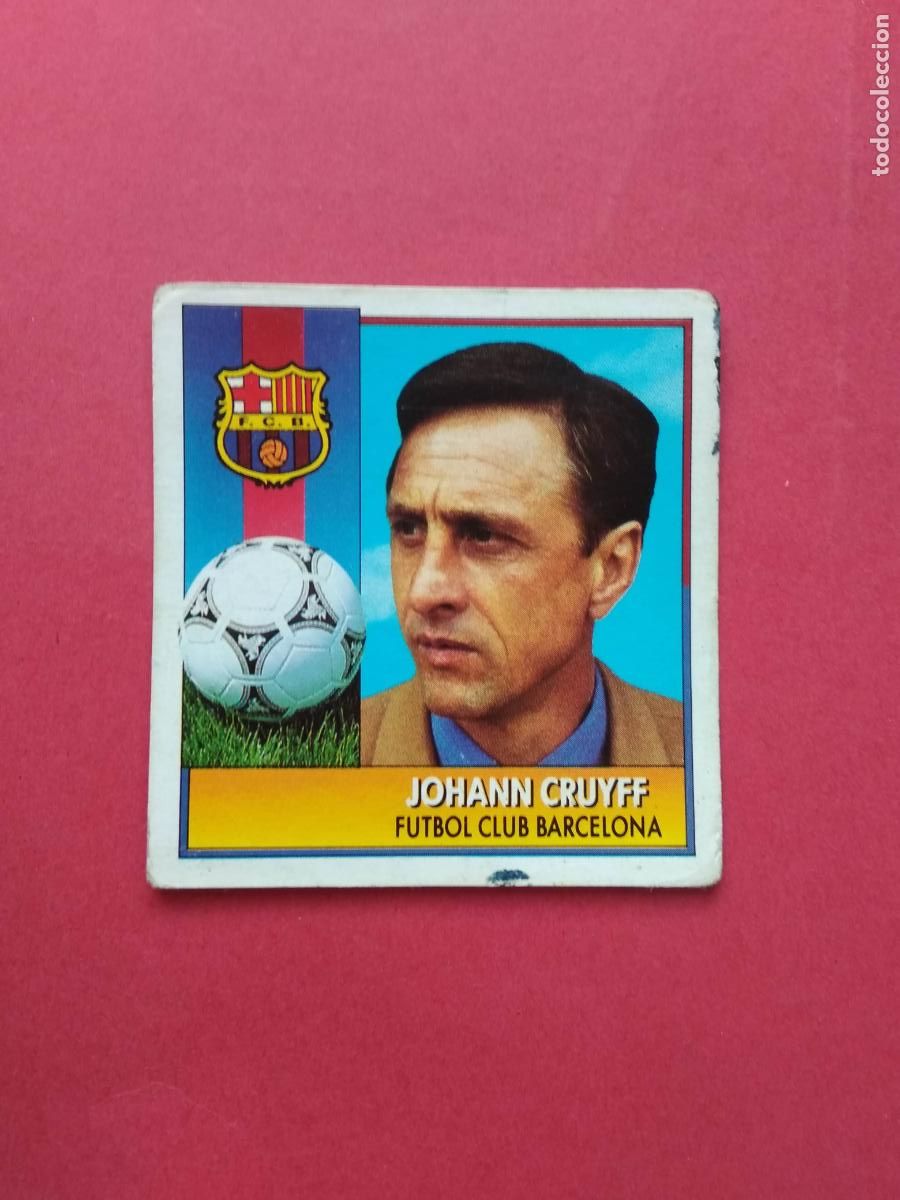Cromos de F&uacute;tbol: EDICIONES ESTE LIGA 92 93 1992 1993 CROMO NUNCA PEGADO BARCELONA , JOHANN CRUYFF