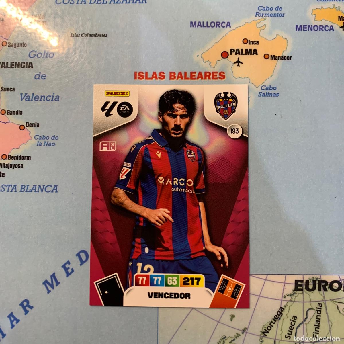 Football Stickers: Vencedor n&uacute;mero 193 del Levante cromo adrenalyn XL 25-26 2025-2026