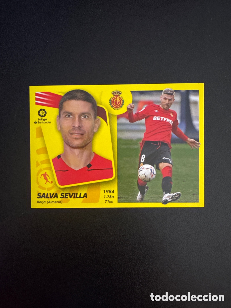 Fu&szlig;ball-Sticker: SALVA SEVILLA MALLORCA N&Uacute;MERO 15 LIGA ESTE 2021 2022