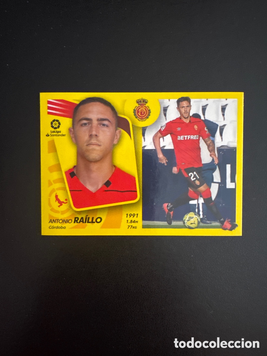 Fu&szlig;ball-Sticker: RAILLO MALLORCA N&Uacute;MERO 9 LIGA ESTE 2021 2022