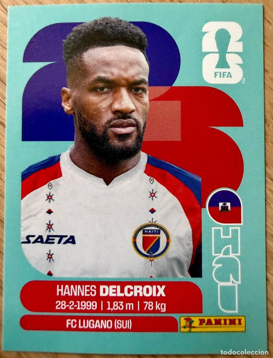 Cromos de F&uacute;tbol: HAI9 HAI 9 DELCROIX HAITI MUNDIAL FIFA WORLD CUP 2026 26 STICKER CROMO PANINI SIN PEGAR