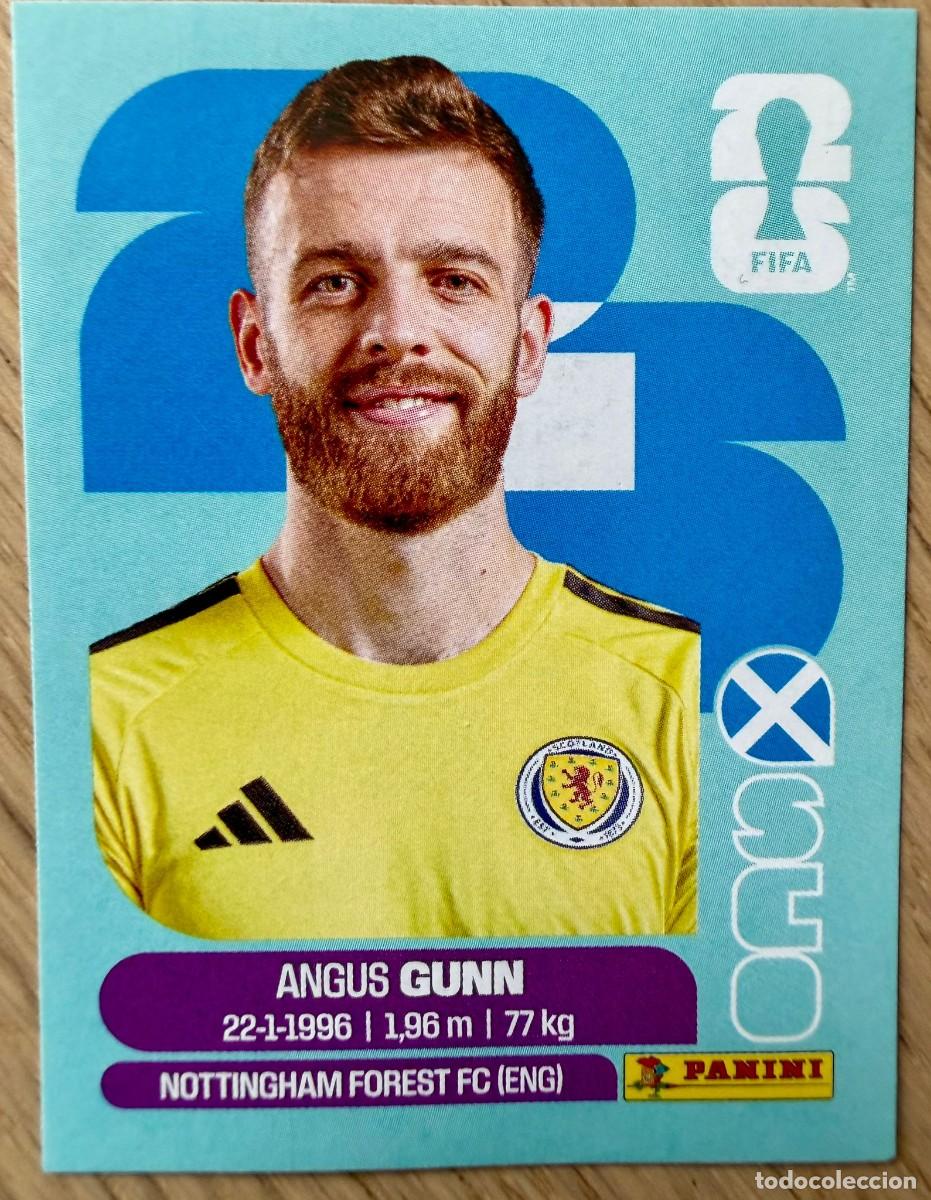Cromos de F&uacute;tbol: SCO2 SCO 2 ANGUS GUNN ESCOCIA MUNDIAL FIFA WORLD CUP 2026 26 STICKER CROMO PANINI SIN PEGAR