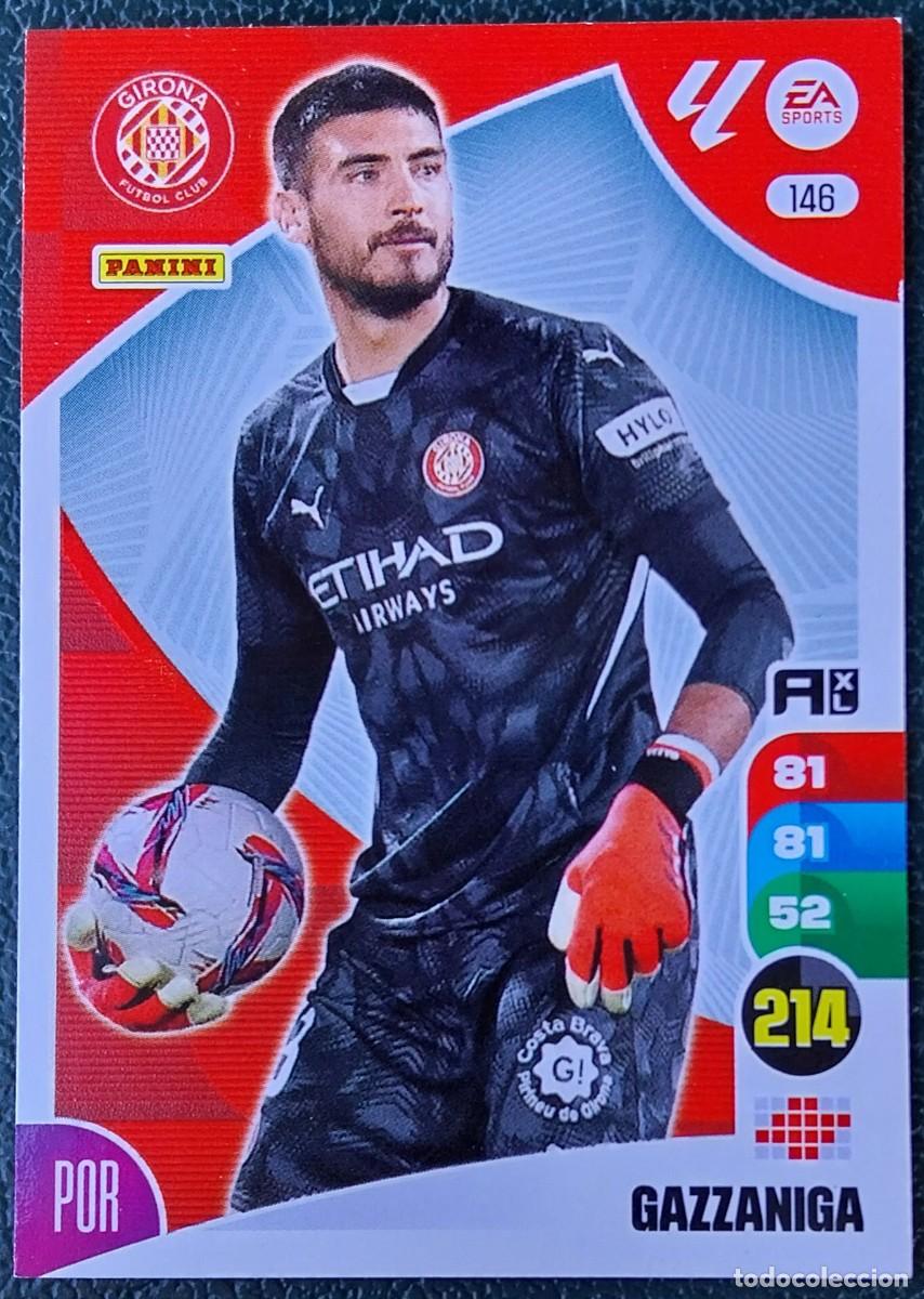 Cromos de F&uacute;tbol: 146 GAZZANIGA GIRONA FC FICHAS ALBUM ADRENALYN XL 2024 2025 24 25