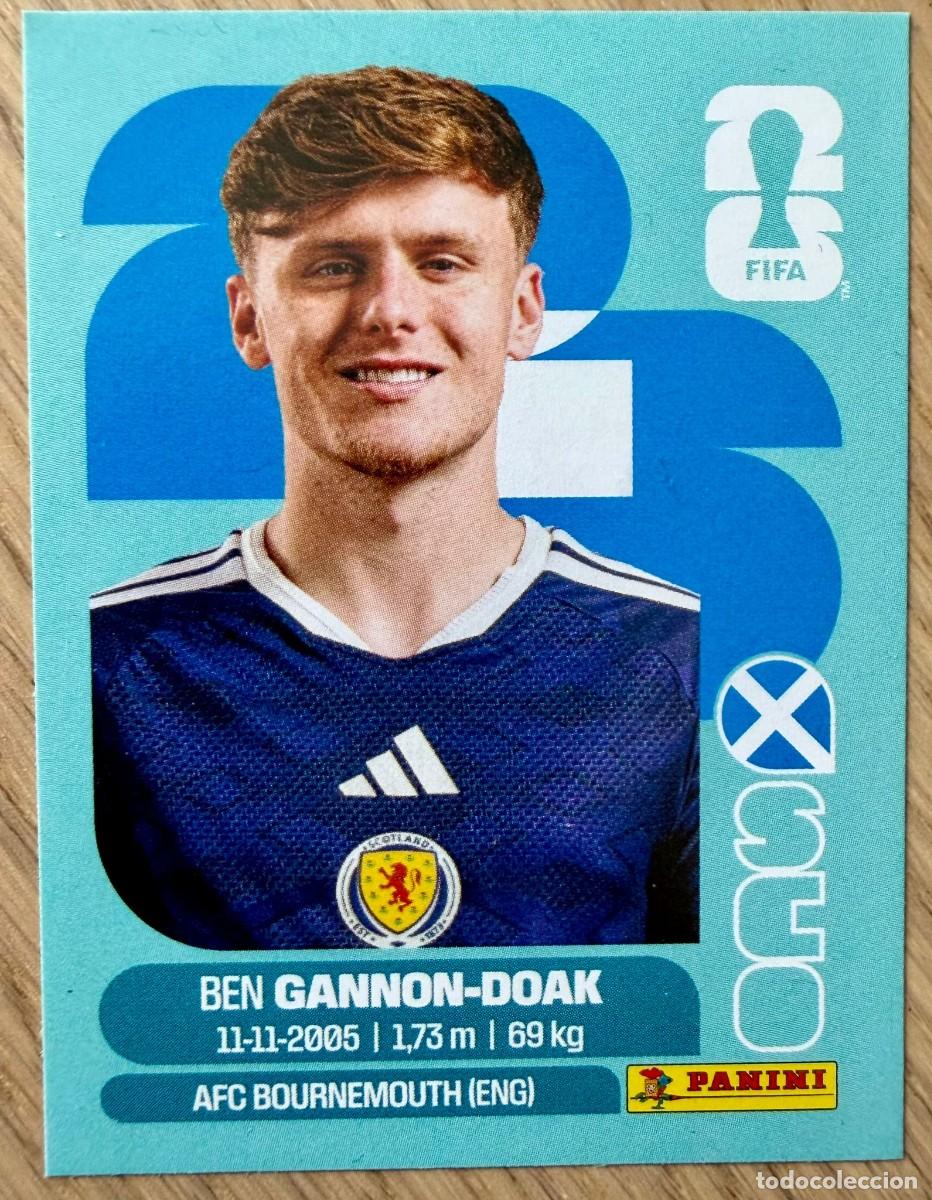 Fu&szlig;ball-Sticker: SCO20 SCO 20 GANNON DOAK ESCOCIA MUNDIAL FIFA WORLD CUP 2026 26 STICKER CROMO PANINI SIN PEGAR