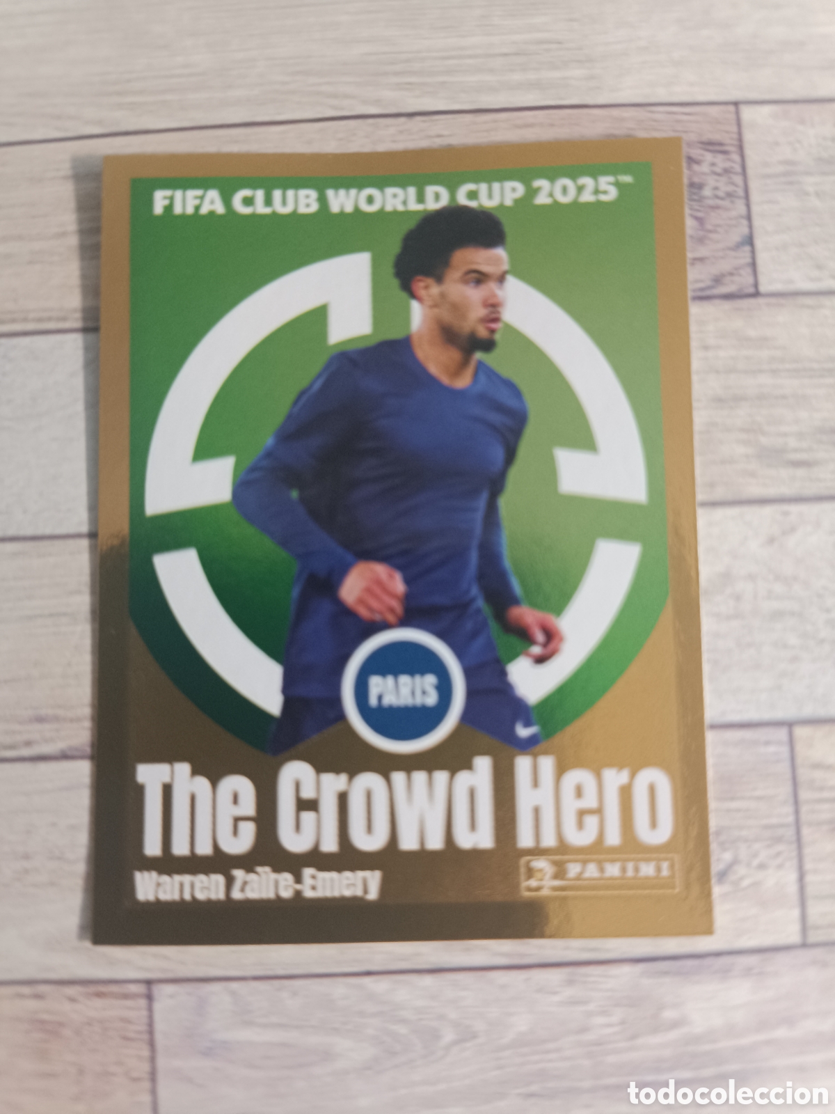 Cartes &agrave; collectionner de Football: 79 ZAIRE EMERY PARIS SAINT-GERMAIN THE CROWD HERO FIFA CLUB WORLD CUP MUNDIAL CLUBES 2025 PANINI 25
