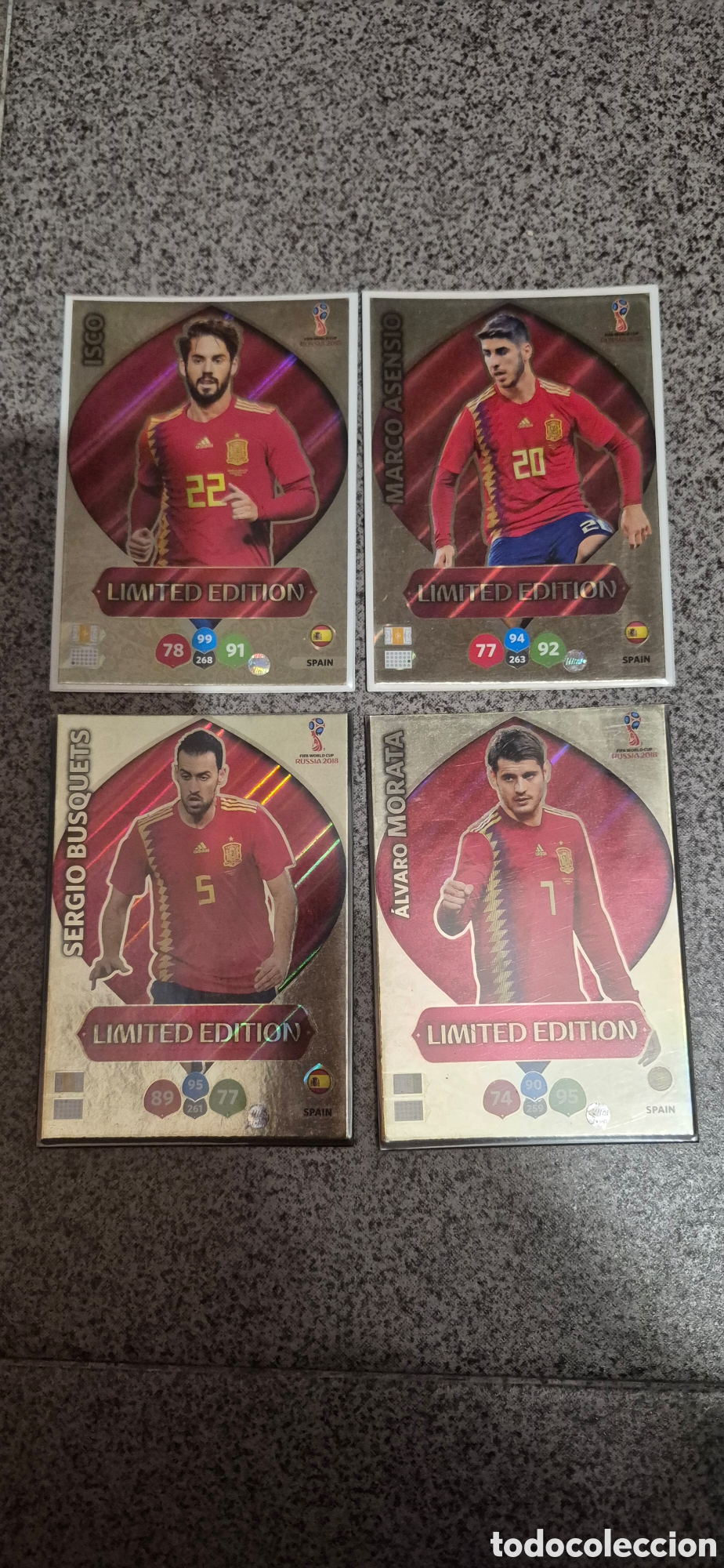 Cartes &agrave; collectionner de Football: CROMOS EDICI&Oacute;N LIMITADA MUNDIAL RUSIA