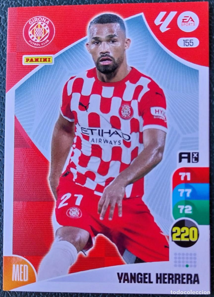 Cromos de F&uacute;tbol: 155 YANGEL HERRERA GIRONA FC FICHAS ALBUM ADRENALYN XL 2024 2025 24 25