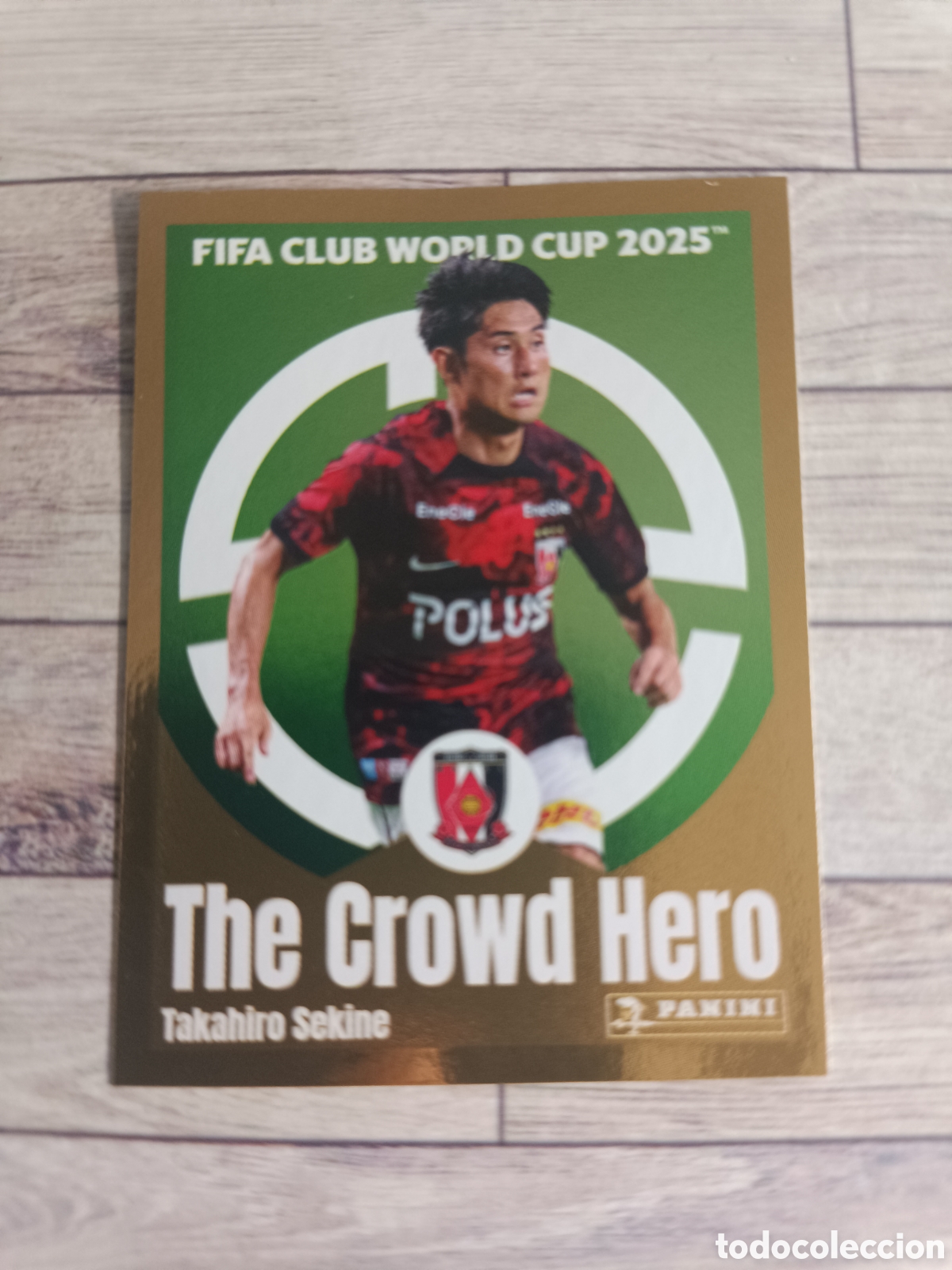 Cromos de F&uacute;tbol: 298 AKAHIRO SEKINE - URAWAW RED THE CROWD HERO FIFA CLUB WORLD CUP MUNDIAL CLUBES 2025 PANINI 25
