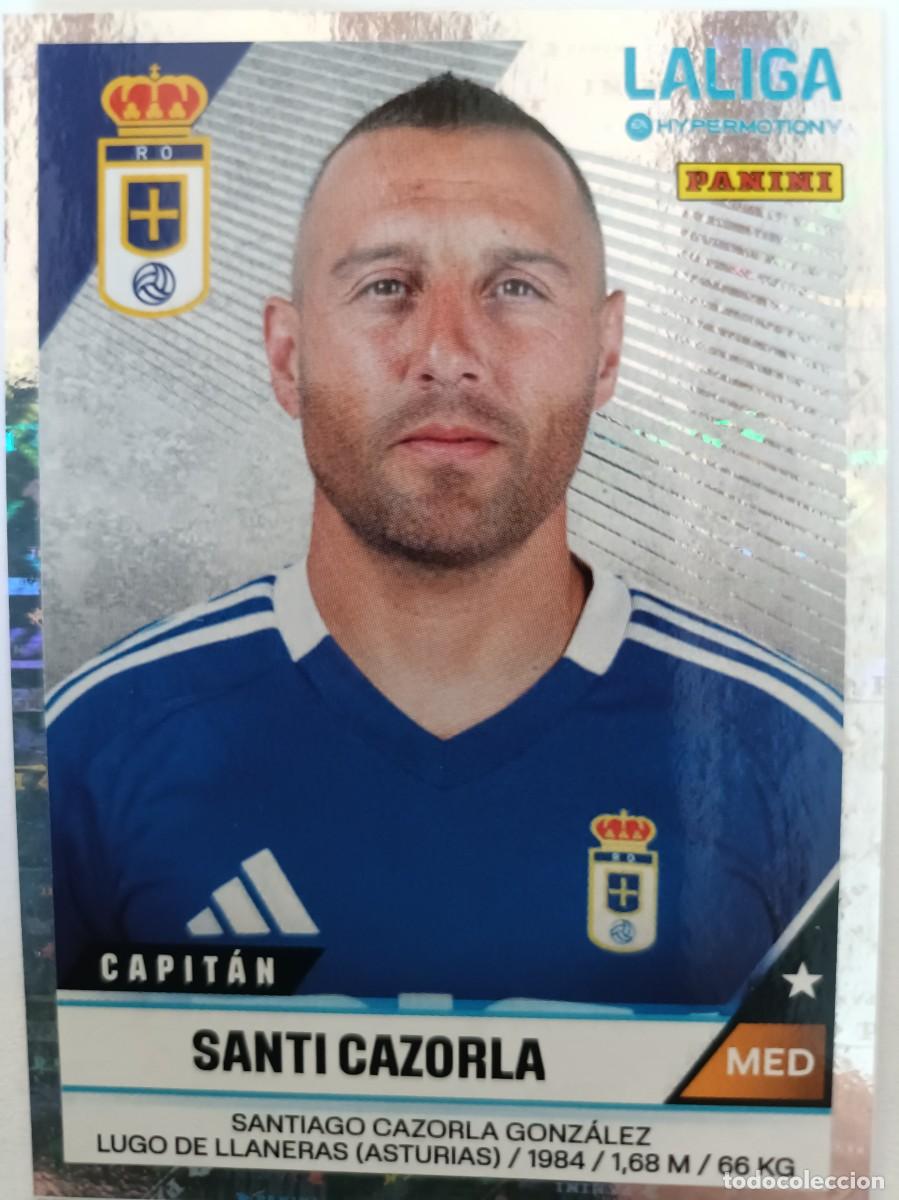 Cromos de F&uacute;tbol: #338 SANTI CAZORLA REAL OVIEDO LIGA HYPERMOTION 24/25 PANINI