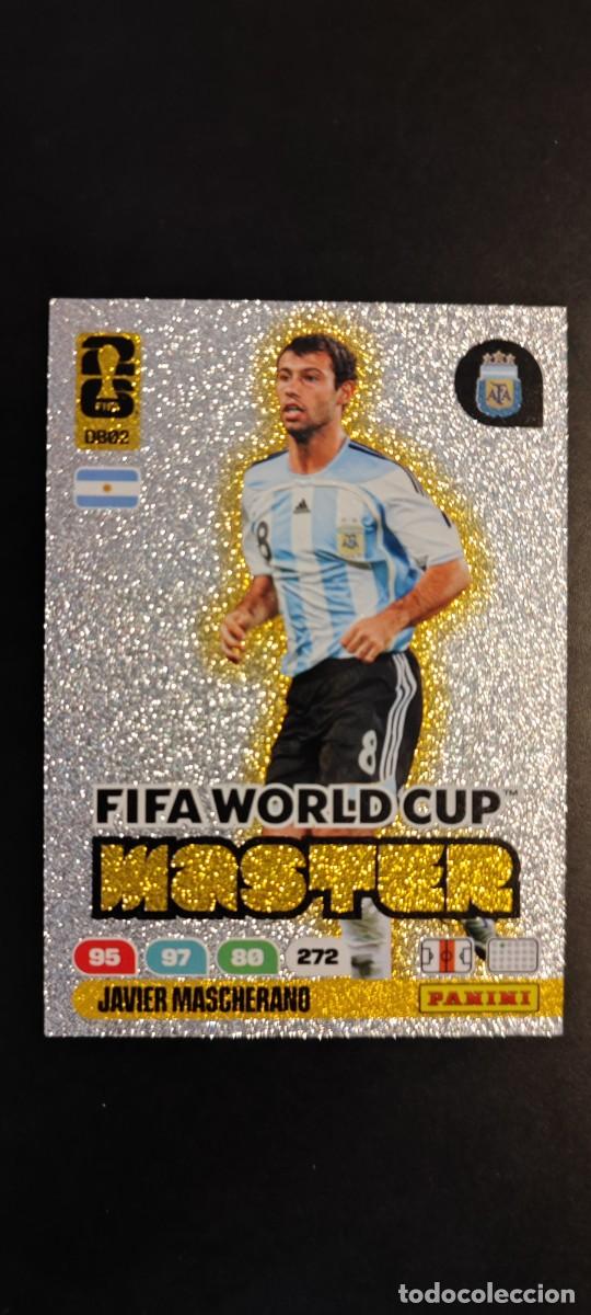 Cromos de F&uacute;tbol: ADRENALYN XL FIFA WORLD CUP 2026 CARD MASTER MASCHERANO ARGENTINA # DB02 PANINI