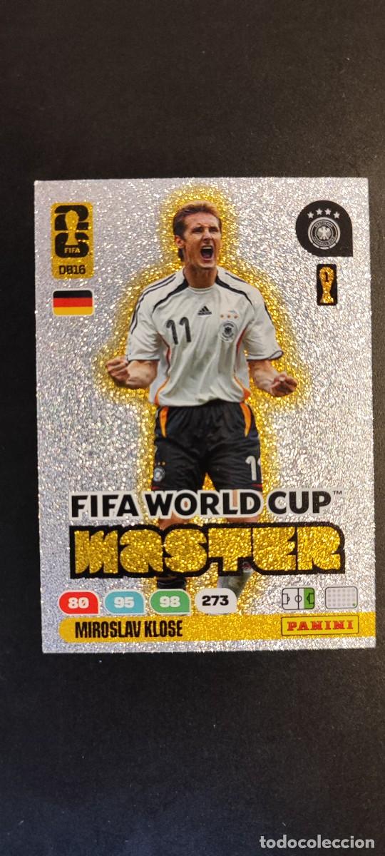 Cromos de F&uacute;tbol: ADRENALYN XL FIFA WORLD CUP 2026 CARD MASTER KLOSE ALEMANIA # DB16 PANINI