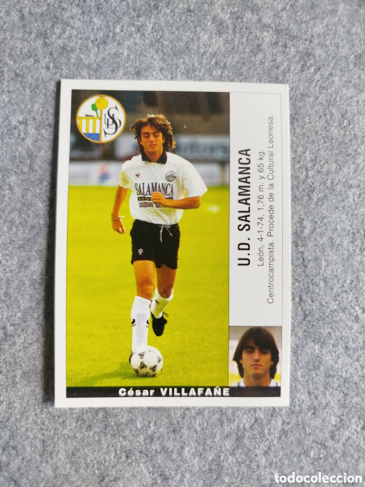 Fu&szlig;ball-Sticker: COLOCA CROMO VILLAFA&Ntilde;E SALAMANCA SUSTITUYE PANINI LIGA 1995 95 96 NUNCA PEGADO SIN PEGAR