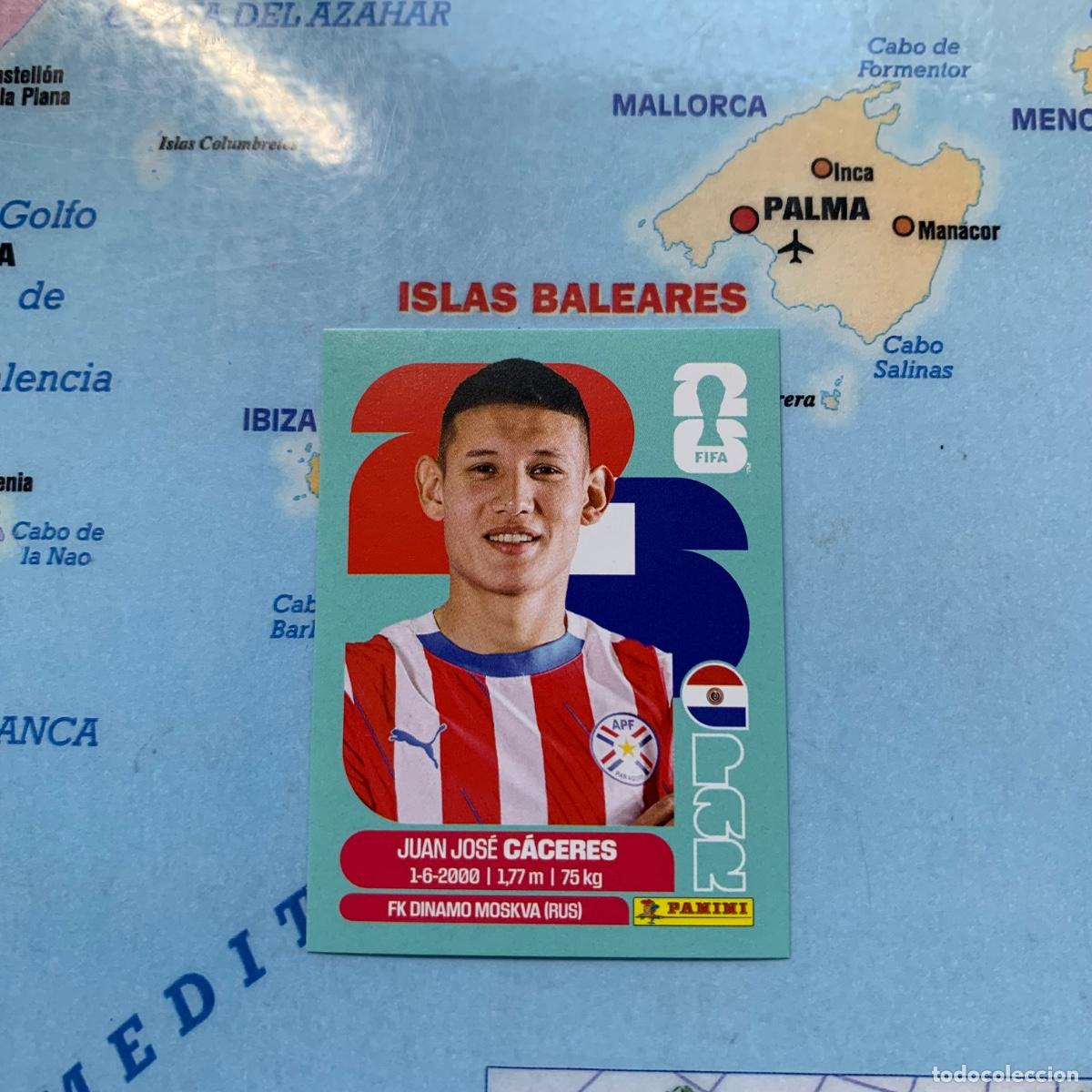Cromos de F&uacute;tbol: Paraguay n&uacute;mero 6 cromo panini Mundial Fifa World Cup 2026
