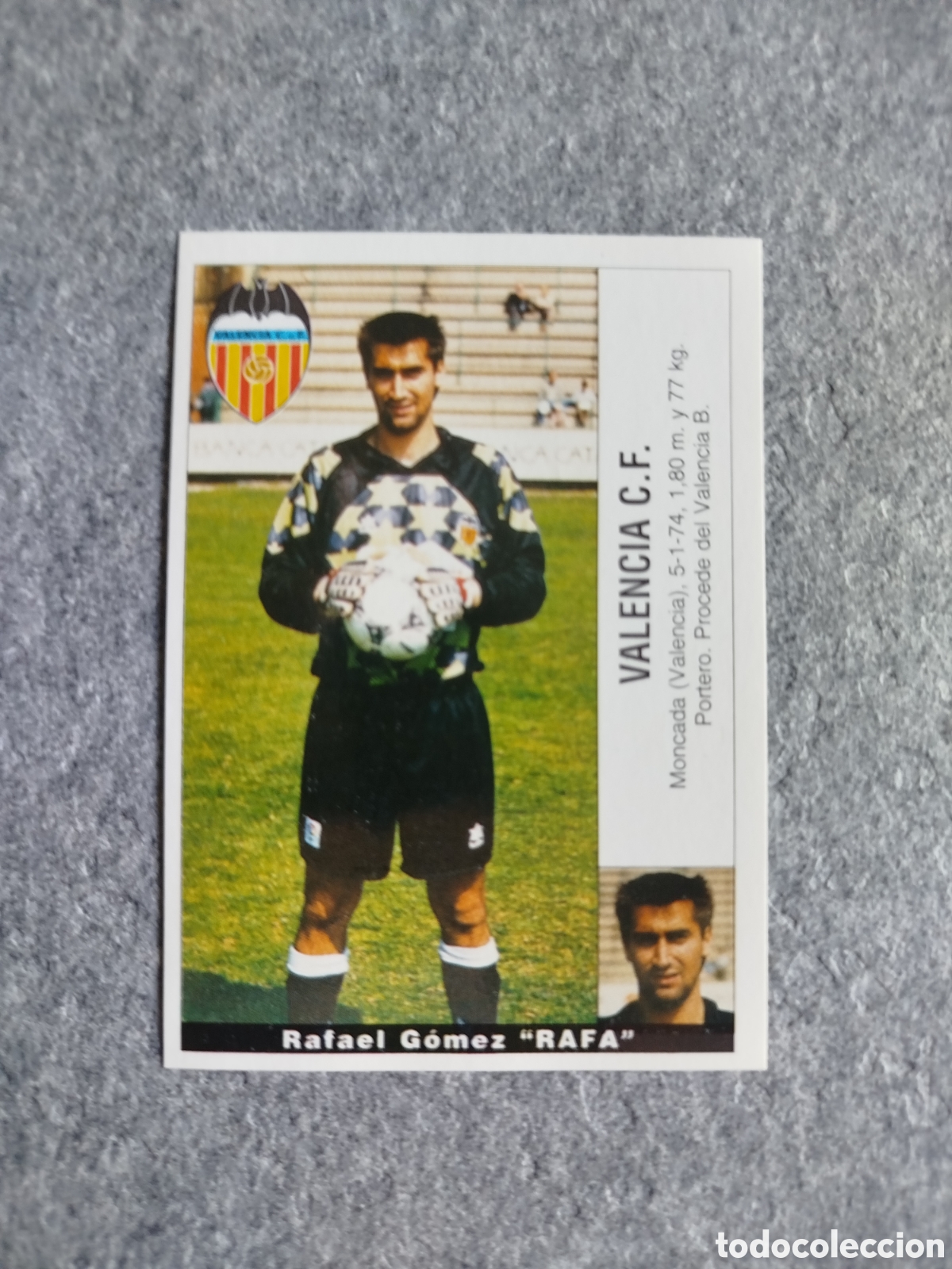 Cromos de F&uacute;tbol: COLOCA CROMO RAFA VALENCIA SUSTITUYE PANINI LIGA 1995 95 96 NUNCA PEGADO SIN PEGAR