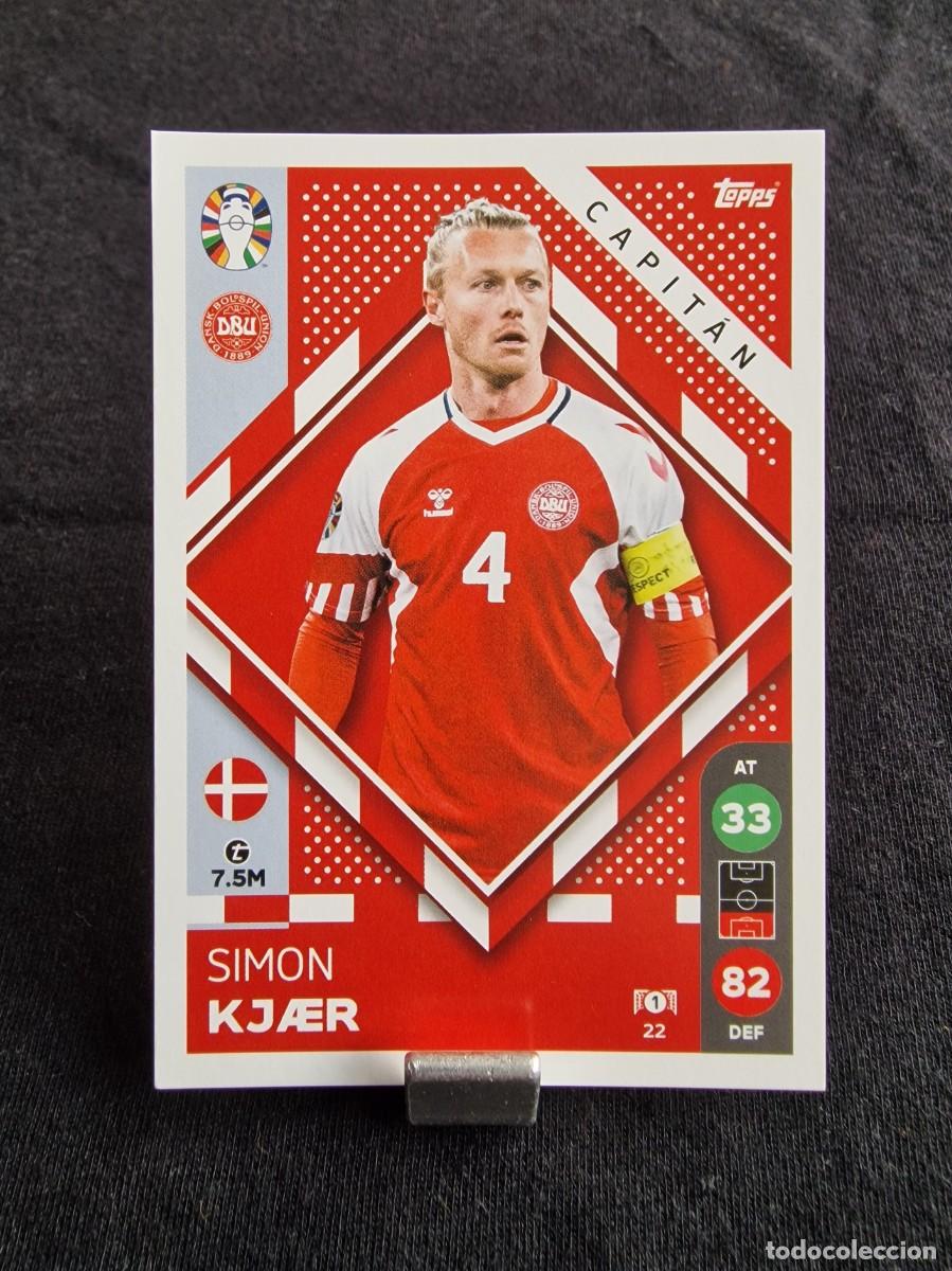 Cromos de F&uacute;tbol: Simon Kjaer 22 - EURO 2024 Lidl Match Attax