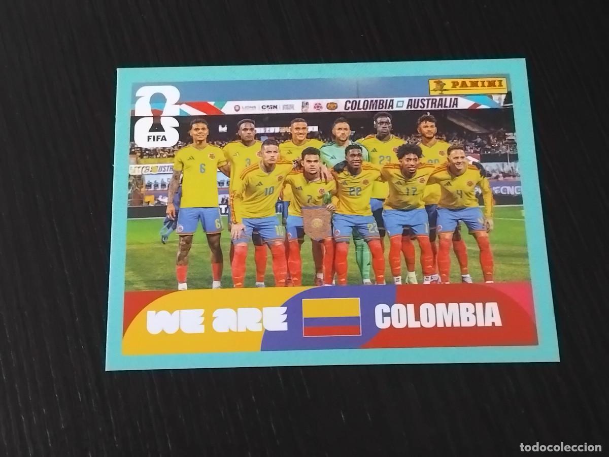 Cromos de F&uacute;tbol: WE ARE COLOMBIA - COL 13 - SELECCI&Oacute;N COMPLETA COLOMBIA - PANINI FIFA WORLD CUP 2026