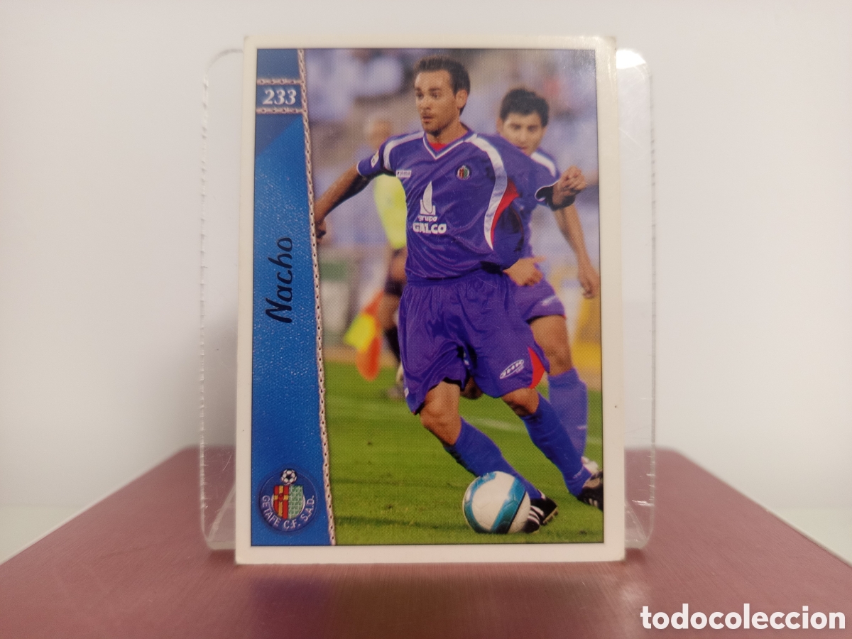Fu&szlig;ball-Sticker: ❇️ CROMO CARD ⚽ NACHO GETAFE 233 LAS FICHAS LIGA 06 07 2006 2007 MUNDICROMO ❇️
