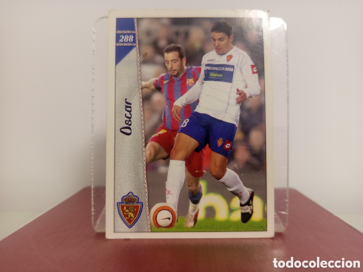 Fu&szlig;ball-Sticker: ❇️ CROMO CARD ⚽ &Oacute;SCAR ZARAGOZA 288 LAS FICHAS LIGA 06 07 2006 2007 MUNDICROMO ❇️