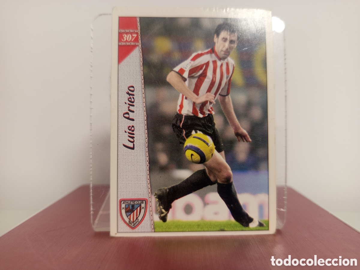 Fu&szlig;ball-Sticker: ❇️ CROMO CARD ⚽ LUIS PRIETO ATHLETIC DE BILBAO 307 LAS FICHAS LIGA 06 07 2006 2007 MUNDICROMO ❇️