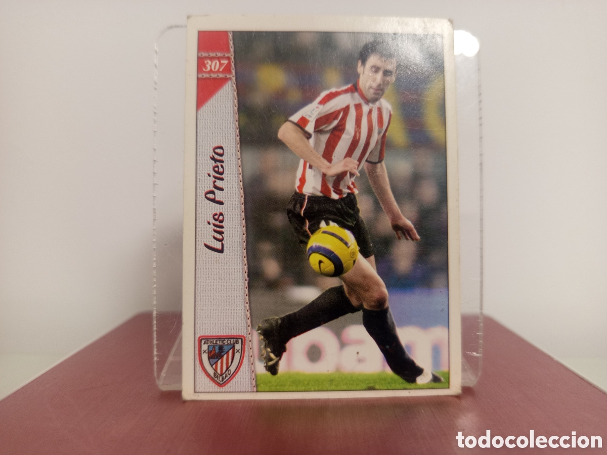 Fu&szlig;ball-Sticker: ❇️ CROMO CARD ⚽ LUIS PRIETO ATHLETIC DE BILBAO 307 LAS FICHAS LIGA 06 07 2006 2007 MUNDICROMO ❇️