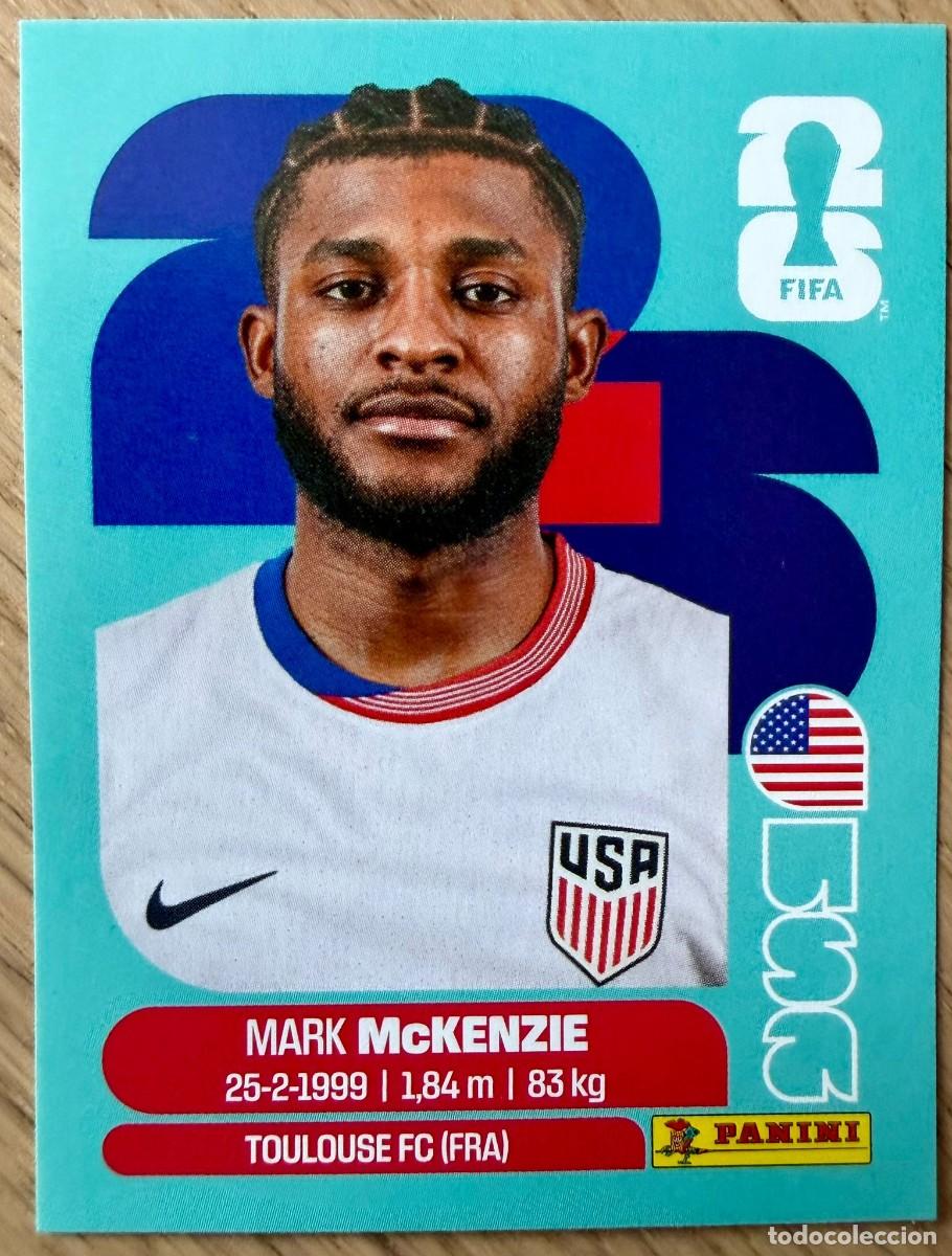 Figurine di Calcio: USA5 USA 5 MCKENZIE ESTADOS UNIDOS MUNDIAL FIFA WORLD CUP 2026 26 STICKER CROMO PANINI SIN PEGAR
