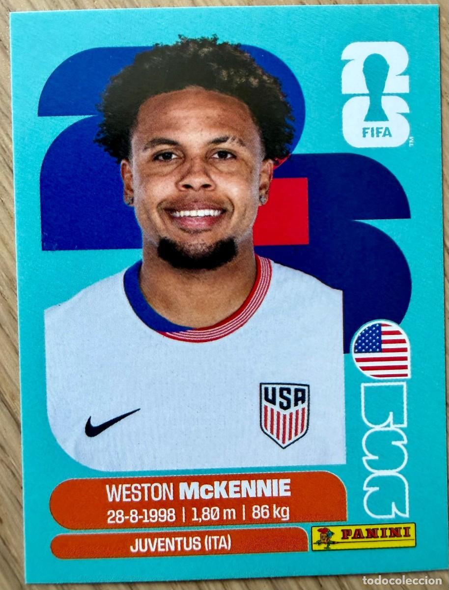 Cromos de F&uacute;tbol: USA10 USA 10 MCKENNIE ESTADOS UNIDOS MUNDIAL FIFA WORLD CUP 2026 26 STICKER CROMO PANINI SIN PEGAR