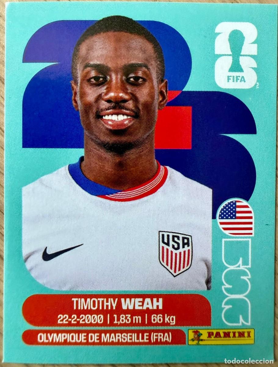 Cromos de F&uacute;tbol: USA12 USA 12 WEAH ESTADOS UNIDOS MUNDIAL FIFA WORLD CUP 2026 26 STICKER CROMO PANINI SIN PEGAR