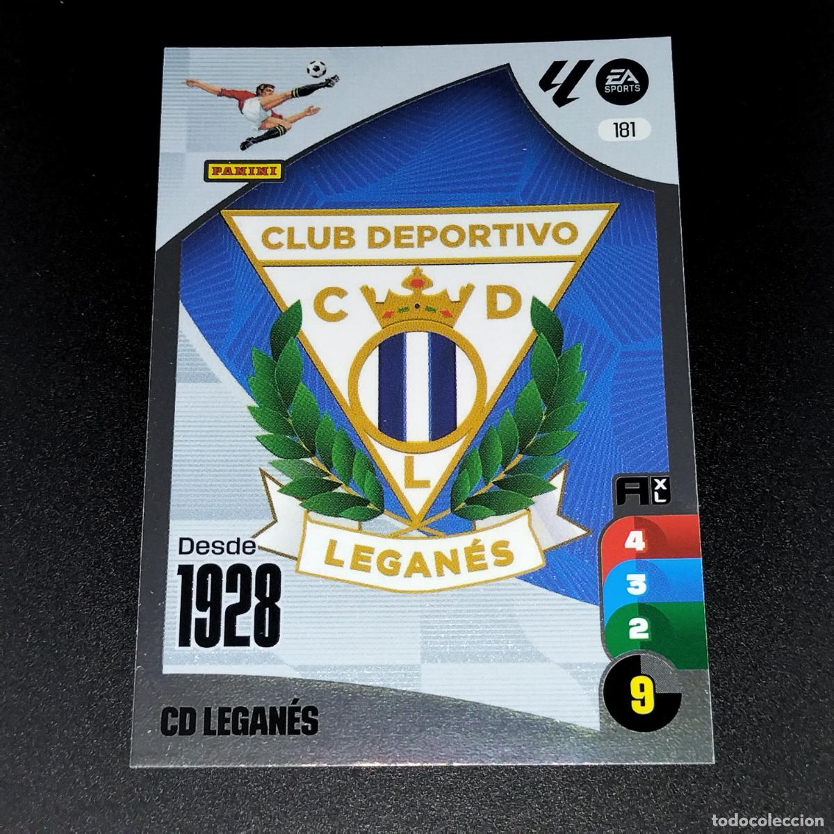 Cromos de F&uacute;tbol: 181 ESCUDO LOGO CD LEGANES CROMOS ADRENALYN XL LALIGA CARD 2024 2025 24 25 PANINI