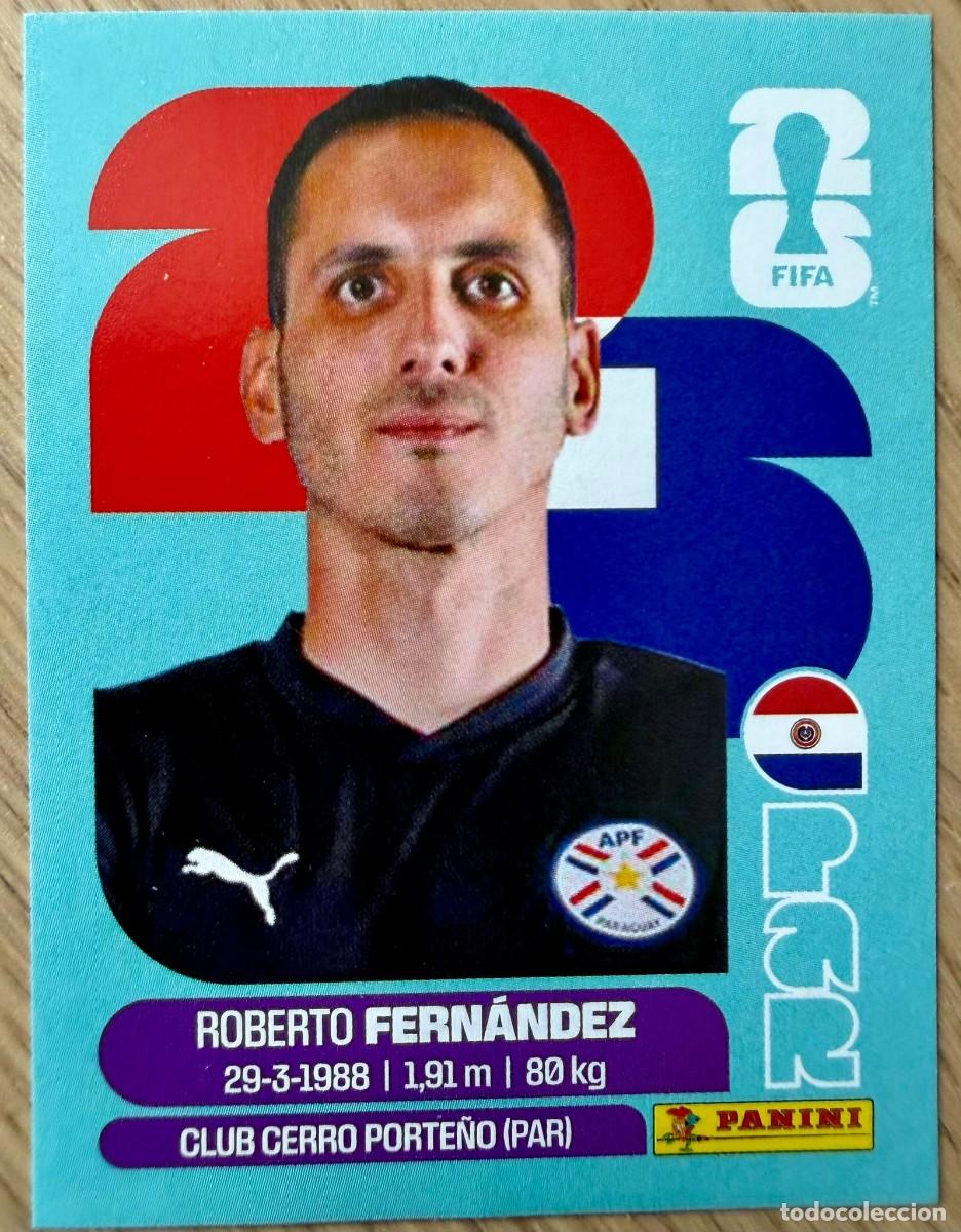 Cromos de F&uacute;tbol: PAR2 PAR 2 ROBERTO FERNANDEZ PARAGUAY MUNDIAL FIFA WORLD CUP 2026 26 STICKER CROMO PANINI SIN PEGAR