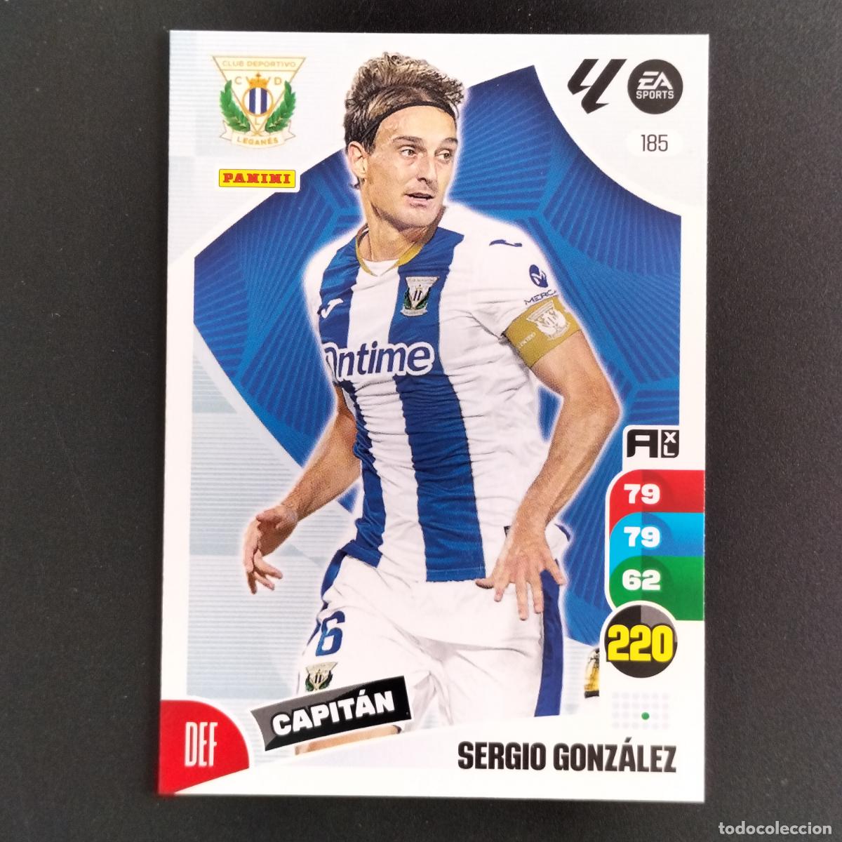 Cromos de F&uacute;tbol: 185 SERGIO GONZALEZ CD LEGANES CROMOS ADRENALYN XL LALIGA CARD 2024 2025 24 25 PANINI