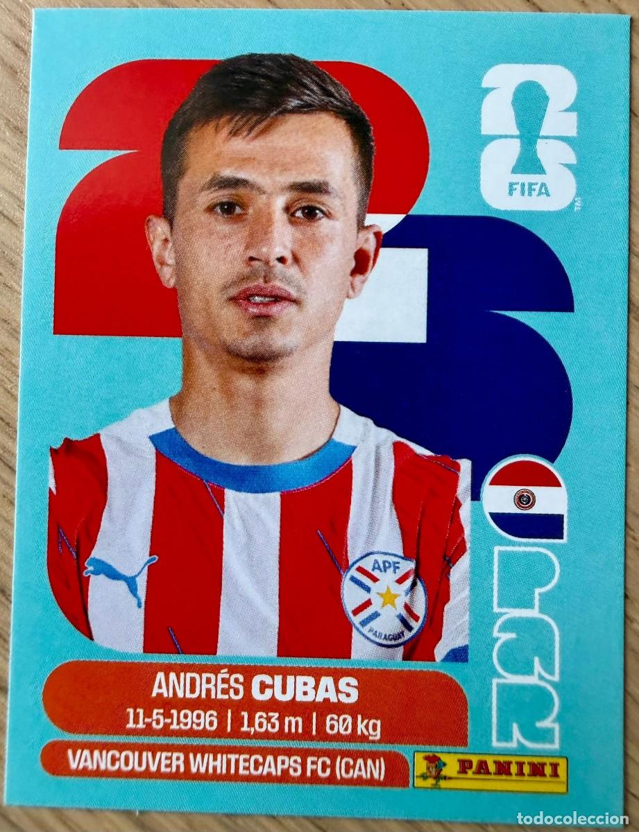Cromos de F&uacute;tbol: PAR12 PAR 12 ANDRES CUBAS PARAGUAY MUNDIAL FIFA WORLD CUP 2026 26 STICKER CROMO PANINI SIN PEGAR