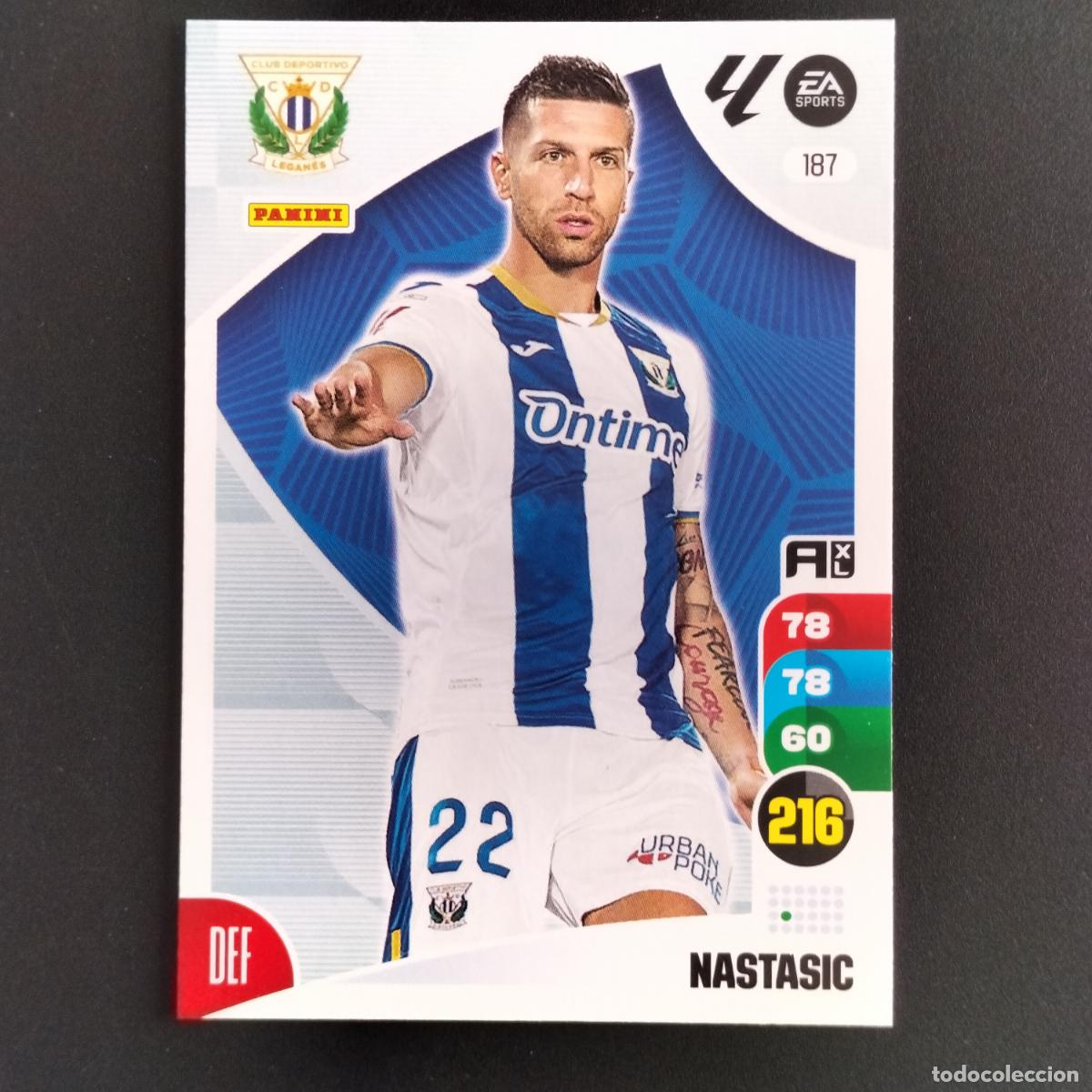 Cromos de F&uacute;tbol: 187 NASTASIC CD LEGANES CROMOS ADRENALYN XL LALIGA CARD 2024 2025 24 25 PANINI