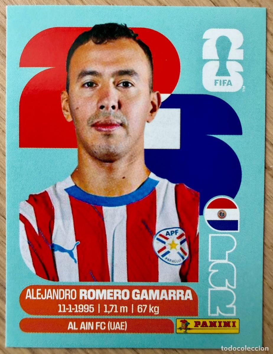 Cromos de F&uacute;tbol: PAR16 PAR 16 ROMERO GAMARRA PARAGUAY MUNDIAL FIFA WORLD CUP 2026 26 STICKER CROMO PANINI SIN PEGAR