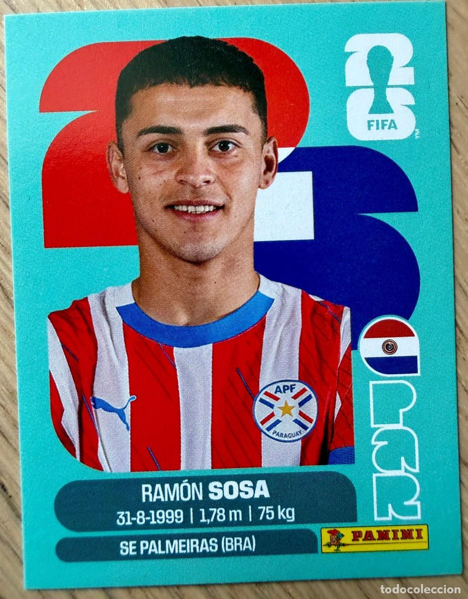 Cromos de F&uacute;tbol: PAR18 PAR 18 RAMON SOSA PARAGUAY MUNDIAL FIFA WORLD CUP 2026 26 STICKER CROMO PANINI SIN PEGAR