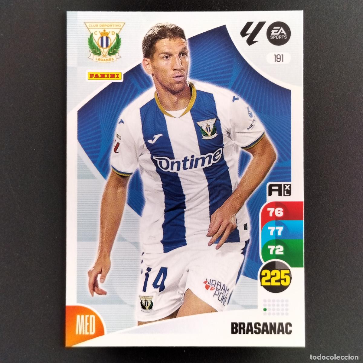 Cromos de F&uacute;tbol: 191 BRASANAC CD LEGANES CROMOS ADRENALYN XL LALIGA CARD 2024 2025 24 25 PANINI