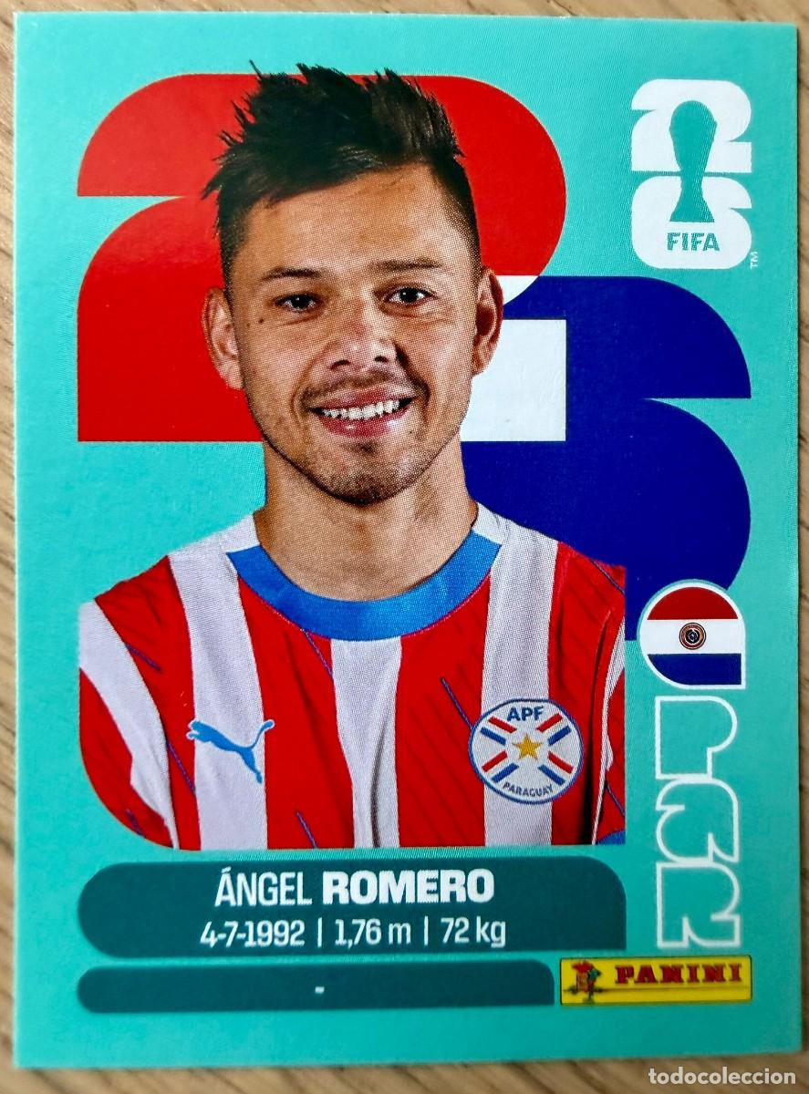 Cromos de F&uacute;tbol: PAR19 PAR 19 ANGEL ROMERO PARAGUAY MUNDIAL FIFA WORLD CUP 2026 26 STICKER CROMO PANINI SIN PEGAR