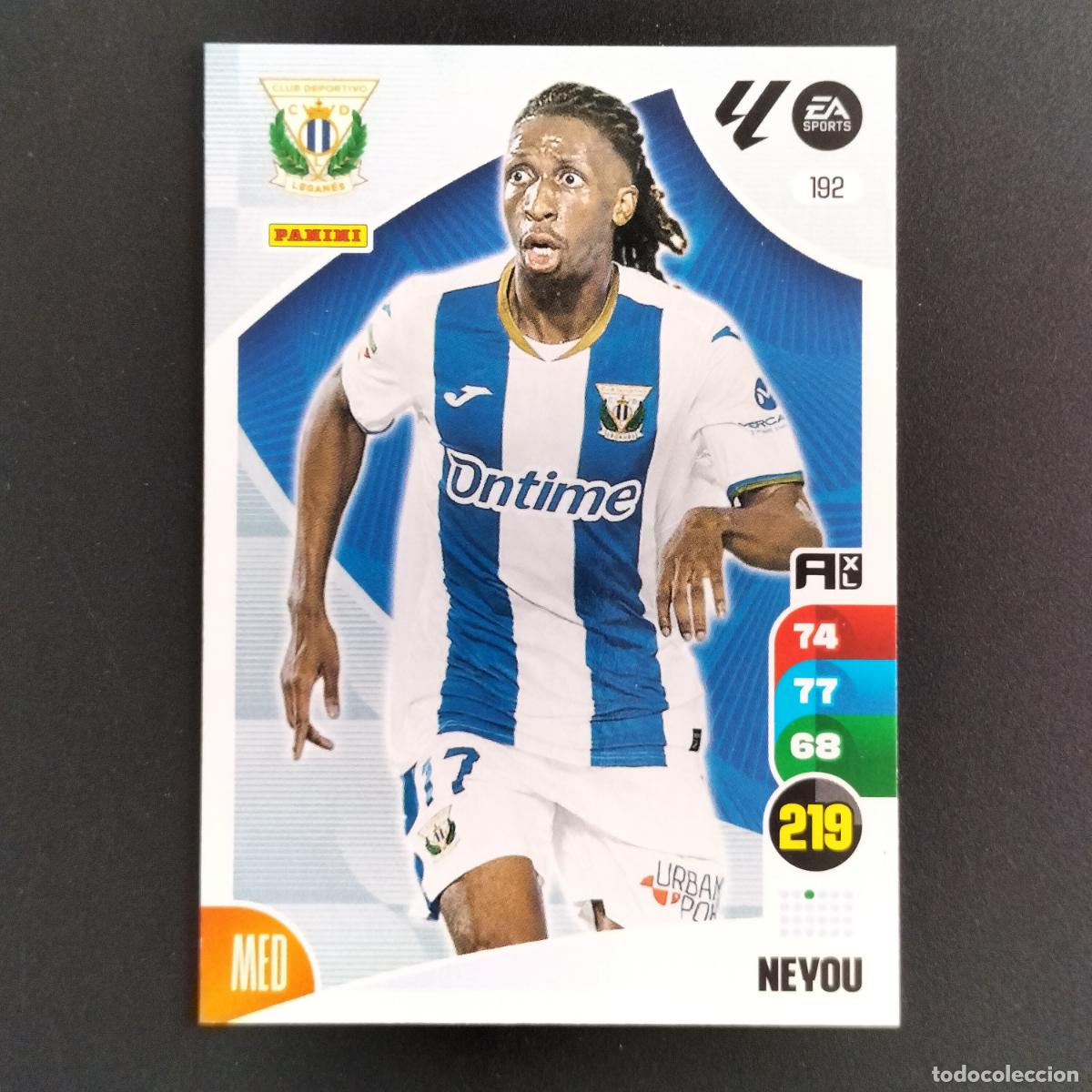 Cromos de F&uacute;tbol: 192 NEYOU CD LEGANES CROMOS ADRENALYN XL LALIGA CARD 2024 2025 24 25 PANINI